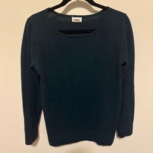 Club Monaco Dark Green Cashmere Sweater